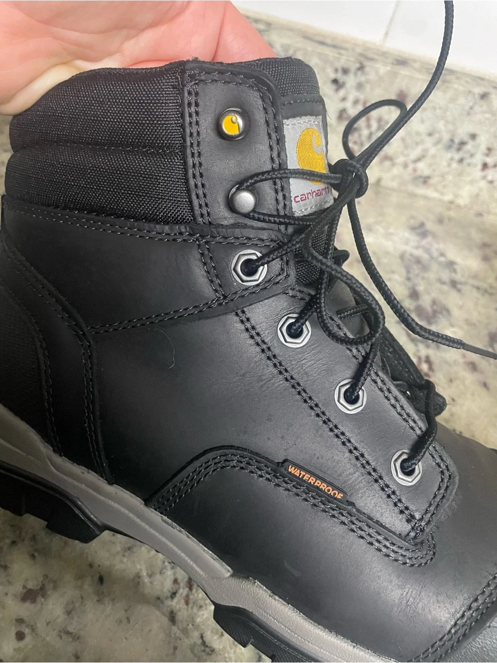 Carhartt Ground Force 6-inch waterproof composite toe work boots men 9 shoe